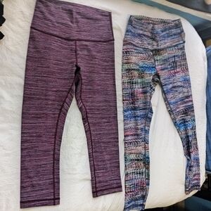 Lululemon Striped Leggings